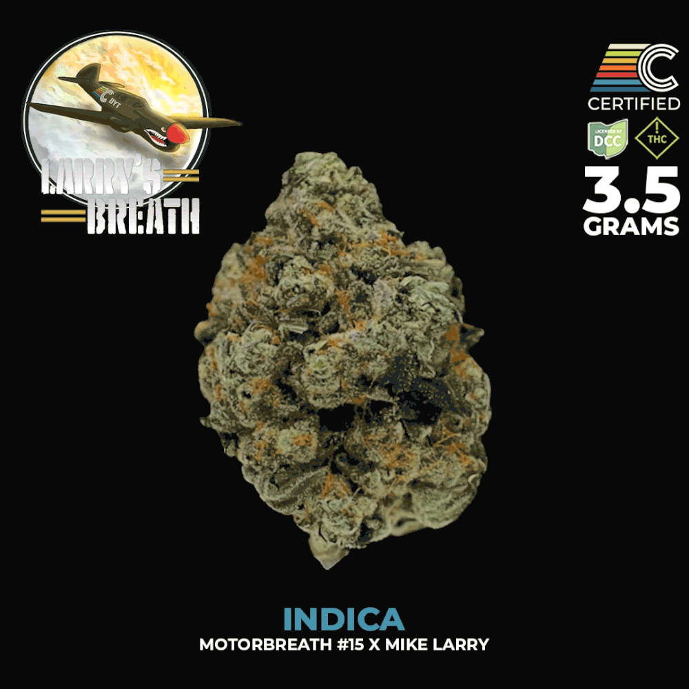 Larry's Breath #7 Strain | Indica Cannabis Flower | CERTIFIED